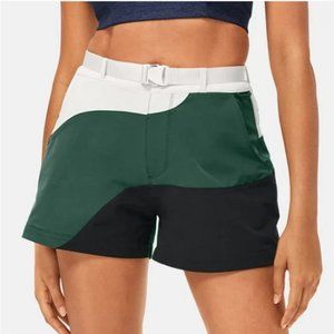 Outdoor Voices RecTrek Shorts Black / Hunter / Bone NWT